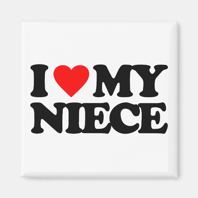 I LIEBE MY NIECE MAGNET (Vorne)