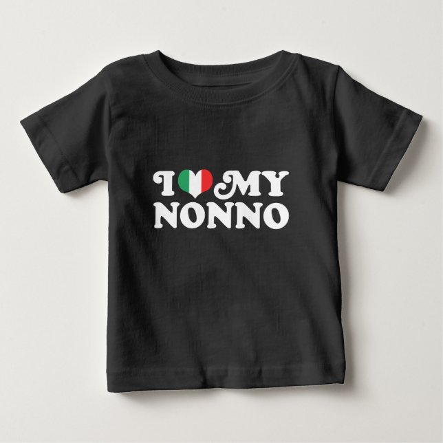 I Liebe My Nonno Baby T-shirt (Vorderseite)