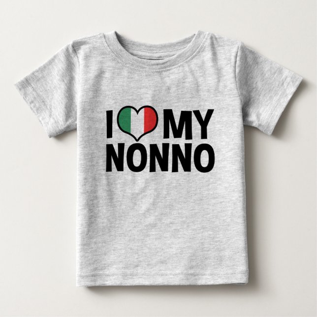 I Liebe My Nonno Baby T-shirt (Vorderseite)