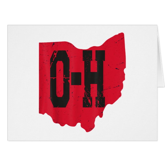 I Liebe My Ohio Zuhause Script Ohio Buckeye Staat (Vorderseite (Horizontal))