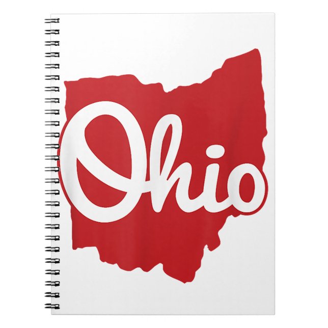 I Liebe My Ohio Zuhause Script Ohio Notizblock (Vorderseite)