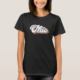 I Liebe My Ohio Zuhause Script Ohio Vintag Ohio Ef T-Shirt