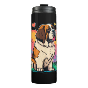 I Liebe My Saint St Bernard Dog Thermosbecher