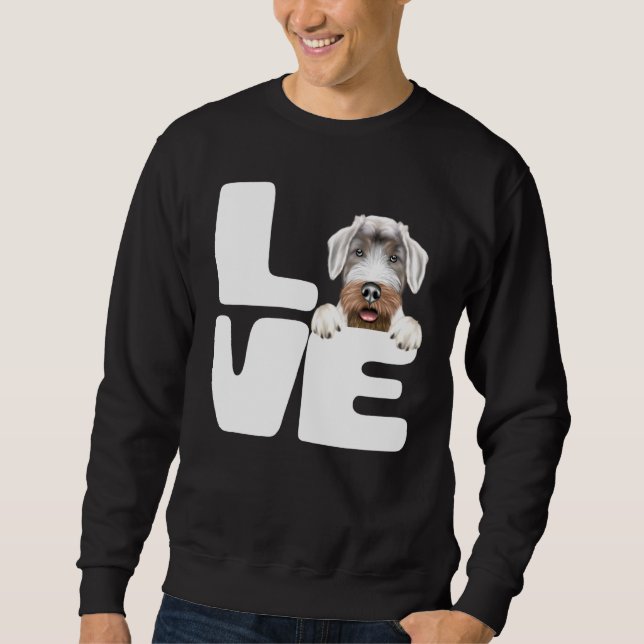 I Liebe My Sealyham Terrier Dog Sweatshirt (Vorderseite)