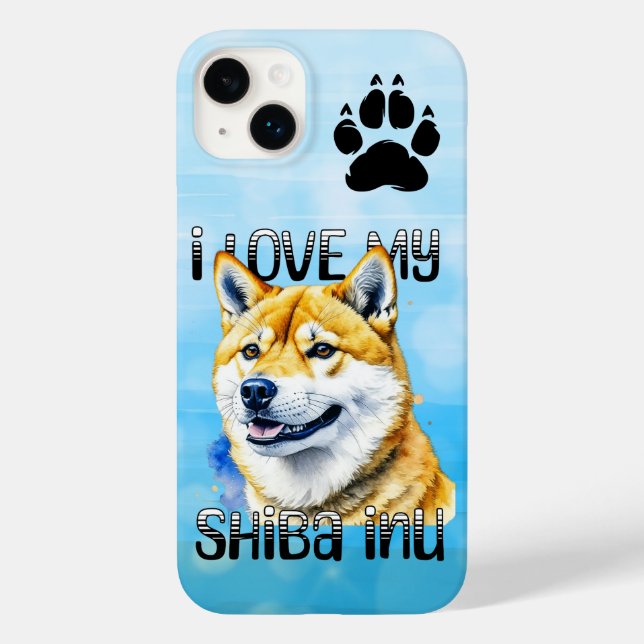 I Liebe My Shiba Inu | Hundebesitzer Case-Mate iPhone 14 Plus Hülle (Rückseite)