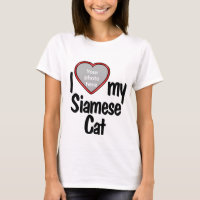 I Liebe My Siamese Cat - Foto Rotes Herz
