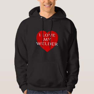 I Liebe My Welder Girlfriend Ehefrau Fiancer Mama Hoodie