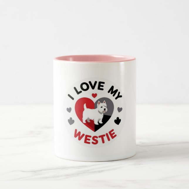 I Liebe My Westie Dog Tasse (Mittel)