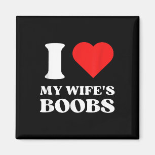 I Liebe My Wifes S Y2k Ästhetisches Rotes Herz Magnet