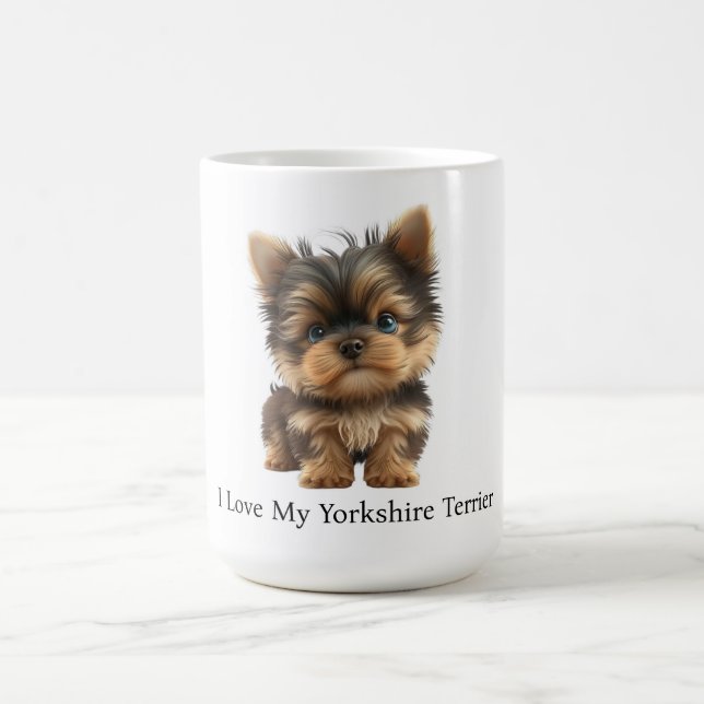 I Liebe My Yorkshire Terrier Kaffeetasse (Mittel)