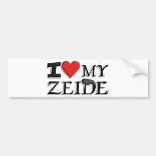 I Liebe my Zeide Autoaufkleber