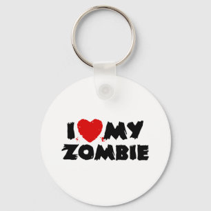 I Liebe My Zombie Schlüsselanhänger