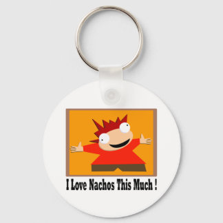I Liebe Nachos T - Shirt Schlüsselanhänger