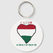 I Liebe Nagymama Schlüsselanhänger