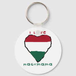 I Liebe Nagymama Schlüsselanhänger