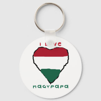 I Liebe Nagypapa Schlüsselanhänger