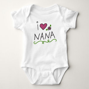 I Liebe Nana Baby Strampler