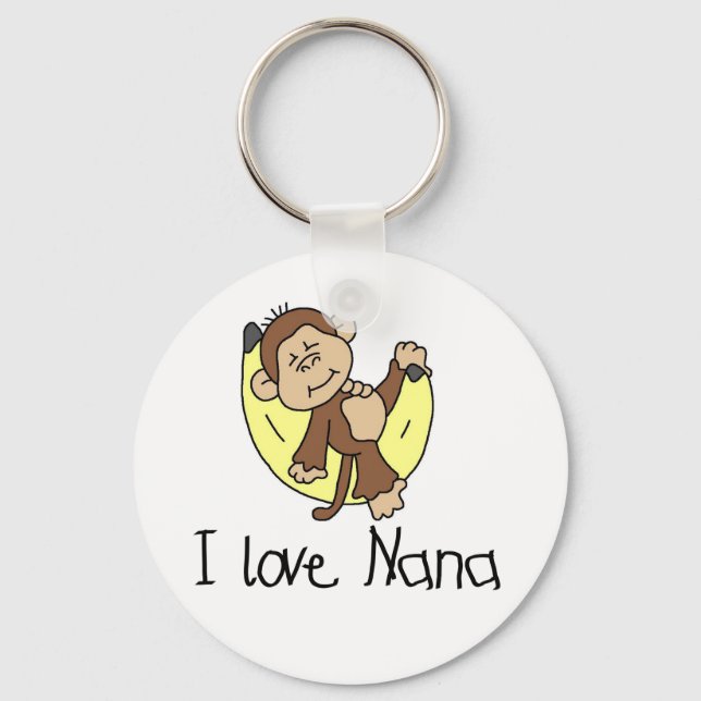 I Liebe Nana T - Shirt und Geschenke Schlüsselanhänger (Vorderseite)