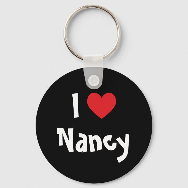 I Liebe Nancy) Schlüsselanhänger (Vorderseite)