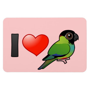I Liebe Nanday Conures Magnet