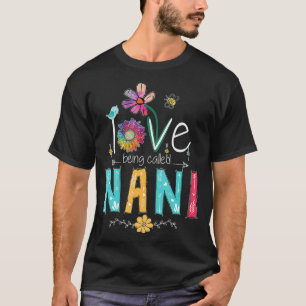 I Liebe NANI Mimi Oma Mütter T-Shirt