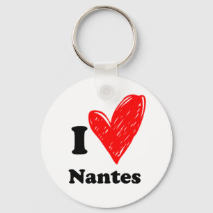 I Liebe Nantes Schlüsselanhänger
