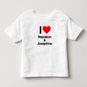 i Liebe Napoleon und Josephine Kleinkind T-shirt