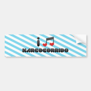 I Liebe Narcocorrido Autoaufkleber
