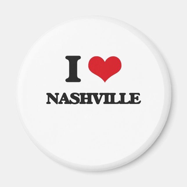 I Liebe Nashville Magnet (Vorne)
