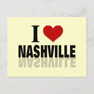 I Liebe Nashville Postkarte