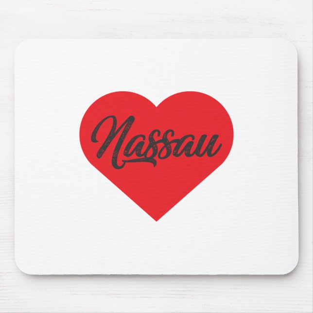 I Liebe Nassau - Bahamas Mousepad (Vorne)