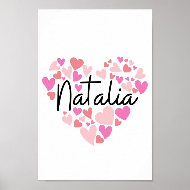 I Liebe Natalia Poster (Vorne)