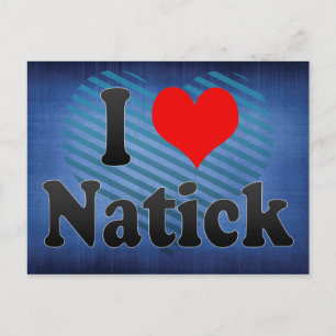 I Liebe Natick, Staaten Postkarte