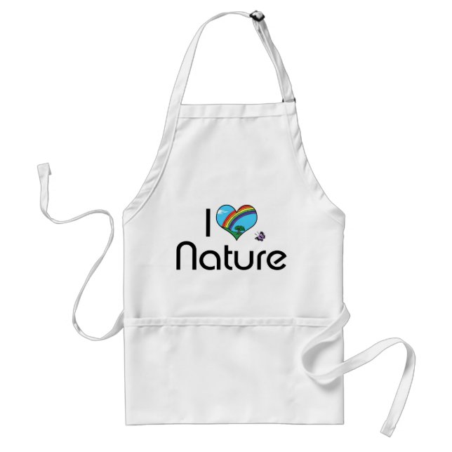 I Liebe Natur Schürze (Vorne)