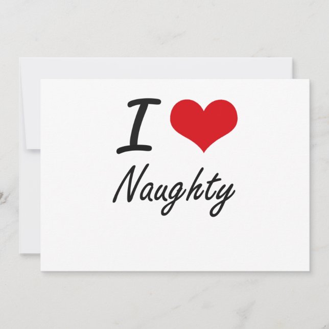 I Liebe Naughty (Vorderseite)