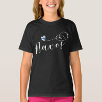 I Liebe Naxos, T - Shirt für griechische Flagge
