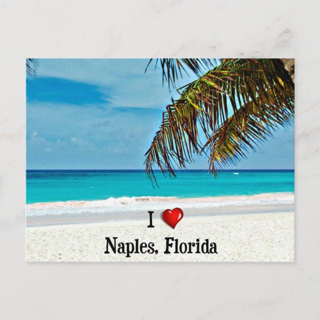 I Liebe Neapel, Florida Postkarte (Vorderseite)