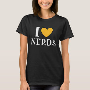I Liebe Nerd Geeky Nerd 2 T-Shirt