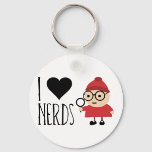 I Liebe-Nerds Schlüsselanhänger