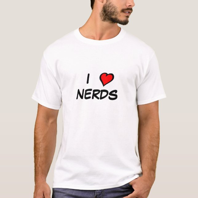 I Liebe-Nerds T-Shirt (Vorderseite)