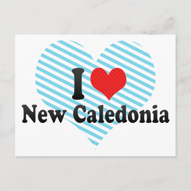 I Liebe Neukaledonien Postkarte (Vorderseite)