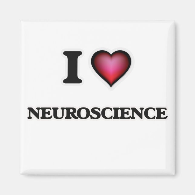 I Liebe Neurowissenschaften Magnet (Vorne)