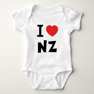 I Liebe Neuseeland Baby Strampler