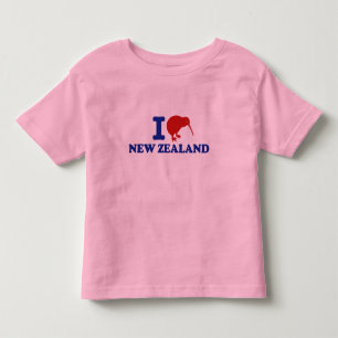 I Liebe Neuseeland Kleinkind T-shirt