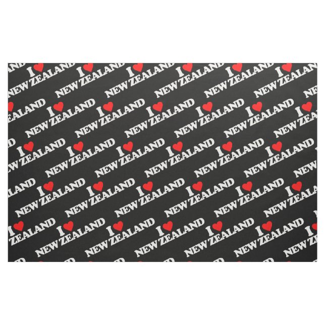 I LIEBE NEUSEELAND STOFF (Fat Quarter (45,7 x 55,9 cm))