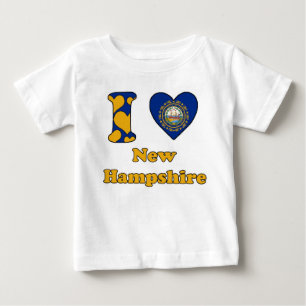 I Liebe New Hampshire Baby T-shirt
