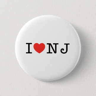 I LIEBE New-Jersey Button