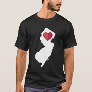 I Liebe New Jersey Nj Niedlicher Staatsstolz Herzg T-Shirt