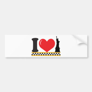 I Liebe New York Autoaufkleber
