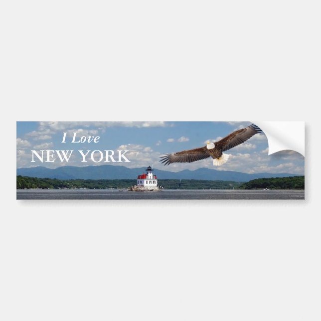 I Liebe New York Autoaufkleber (Vorne)